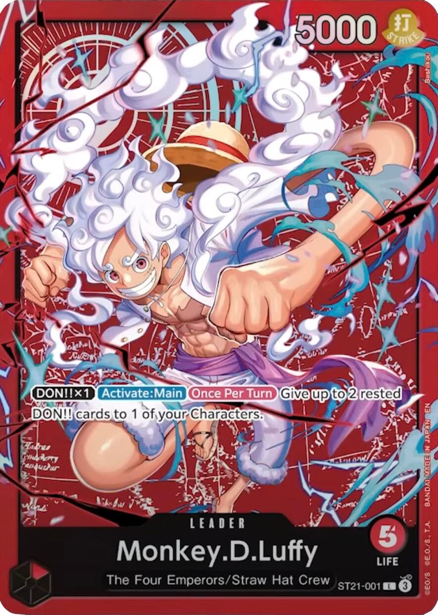 Image for Monkey.D.Luffy - ST21-001 (Luffy Deck) (ST21-001) (LT-01) - One Piece Card Game