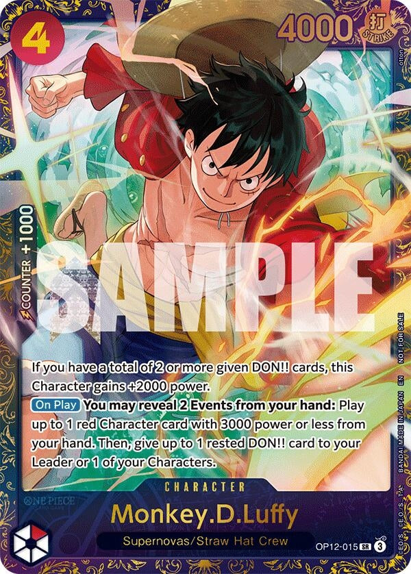 Image for Monkey.D.Luffy (Treasure Cup 2025) (OP12-015) (OP-PR) - One Piece Card Game