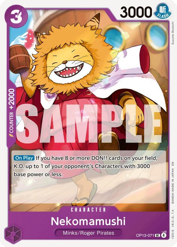 Image for Nekomamushi (OP13-071) (OP13) - One Piece Card Game