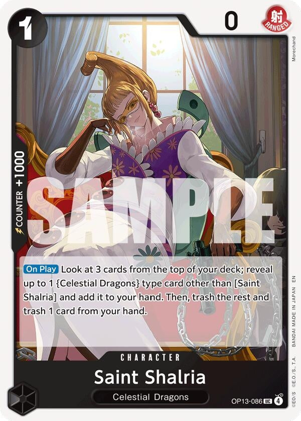 Image for Saint Shalria (OP13-086) (OP13) - One Piece Card Game