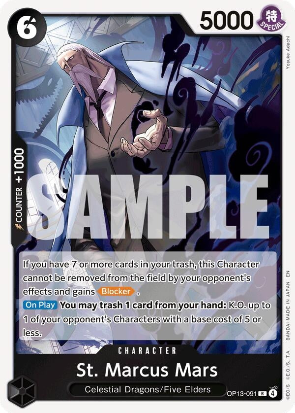 Image for St. Marcus Mars (OP13-091) (OP13) - One Piece Card Game