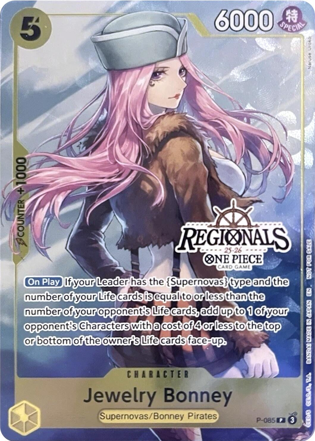 Image for Jewelry Bonney (CS 25-26 Regionals Textured Chase Promo) (P-085) (OP-PR) - One Piece Card Game