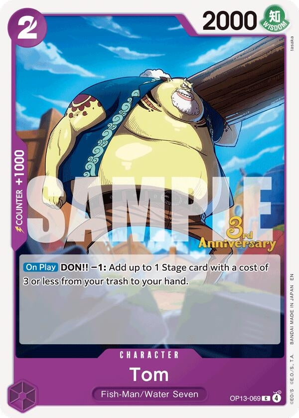 Image for Tom (OP13-069) (OP13 ANN) - One Piece Card Game