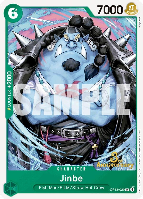 Image for Jinbe (OP13-029) (OP13 ANN) - One Piece Card Game