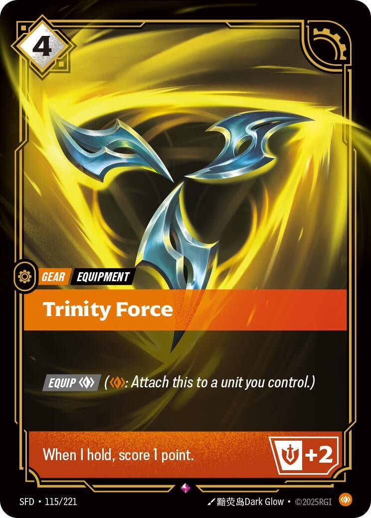 Image for Trinity Force (115/221) (SFD) - Riftbound: League of Legends Trading Card Game