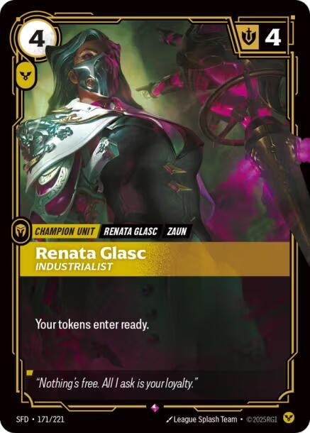 Image for Renata Glasc - Industrialist (171/221) (SFD) - Riftbound: League of Legends Trading Card Game