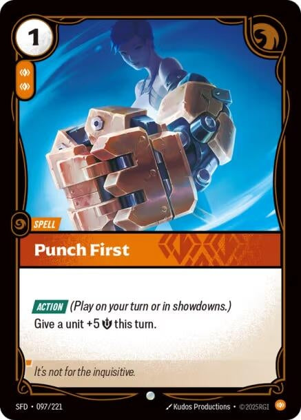 Image for Punch First (097/221) (SFD) - Riftbound: League of Legends Trading Card Game