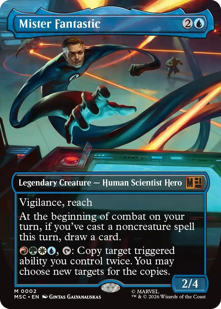 Image for Mister Fantastic (Borderless) (2) (MSC) - Magic: The Gathering