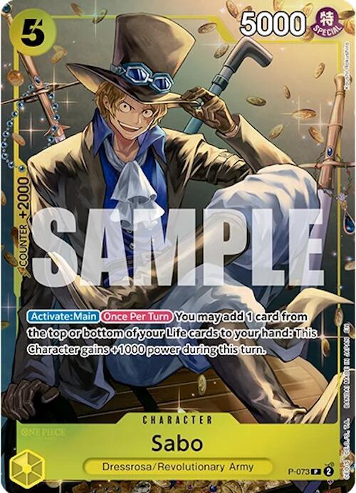Sabo (Tin Pack Set Vol. 2) - One Piece Promotion Cards (OP-PR)