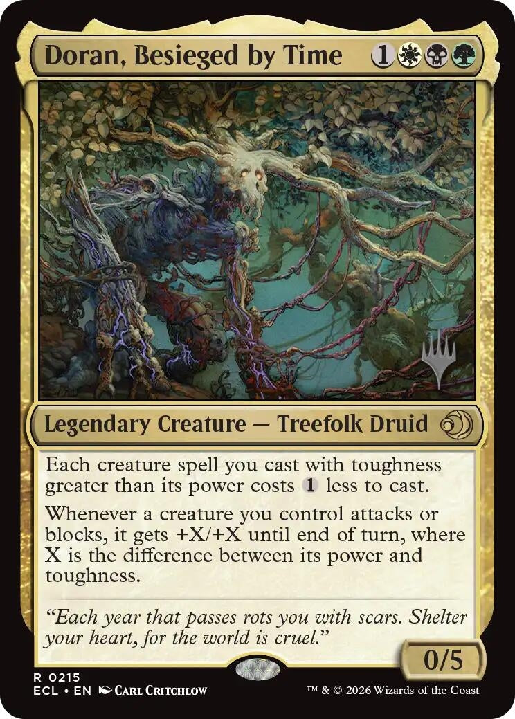 Image for Doran, Besieged by Time (215) (PPECL) - Magic: The Gathering