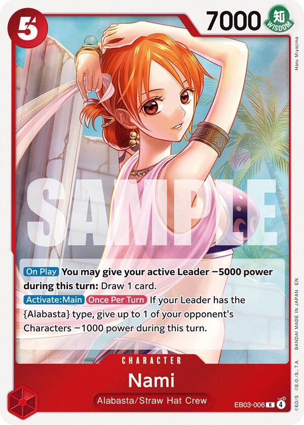 Image for Nami (006) (EB03-006) (EB-03) - One Piece Card Game