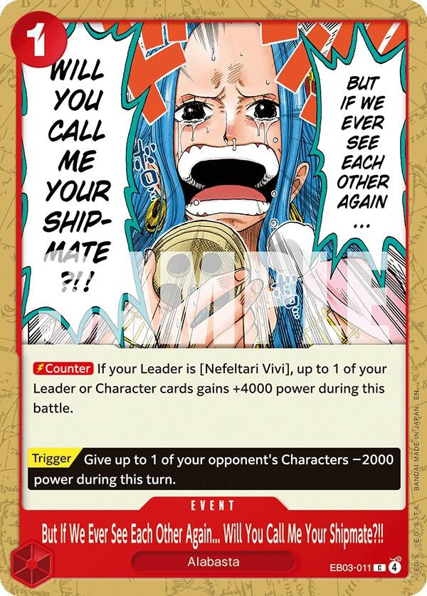 Image for But If We Ever See Each Other Again... Will You Call Me Your Shipmate?!! (EB03-011) (EB-03) - One Piece Card Game