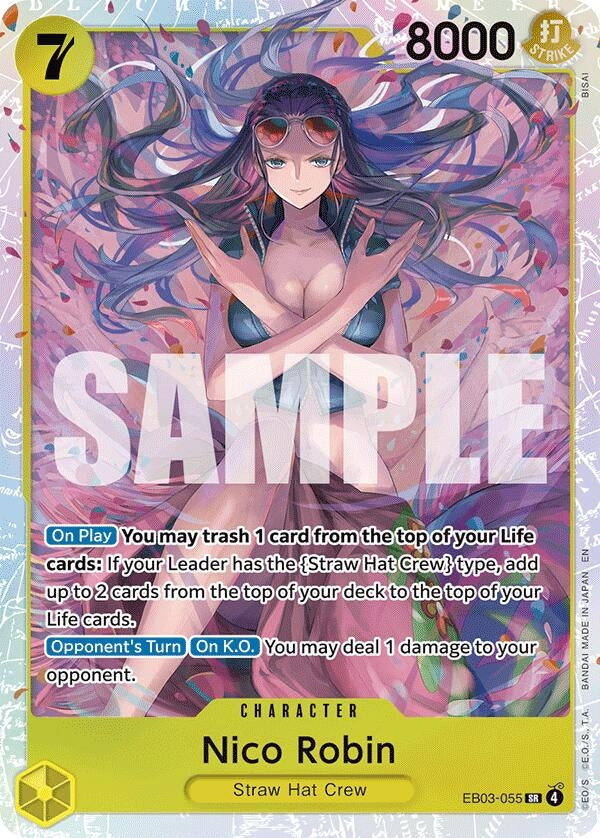 Image for Nico Robin (055) (EB03-055) (EB-03) - One Piece Card Game