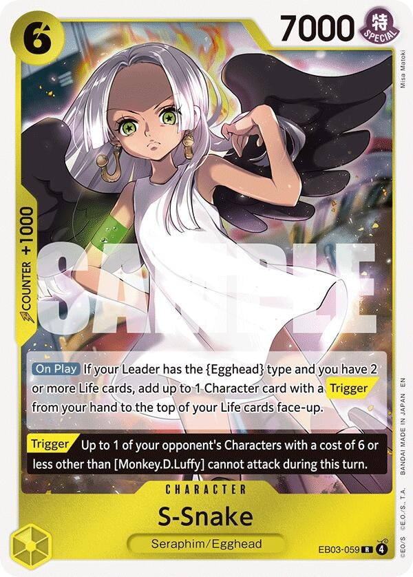 Image for S-Snake (EB03-059) (EB-03) - One Piece Card Game