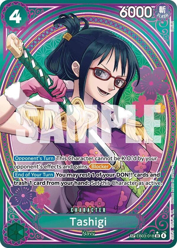 Image for Tashigi (SP) (EB03-018) (EB-03) - One Piece Card Game