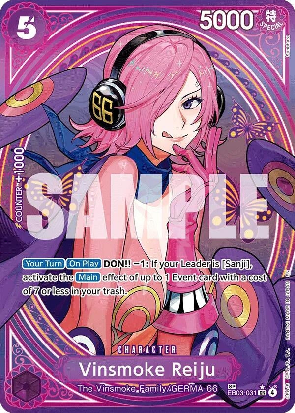 Image for Vinsmoke Reiju (SP) (EB03-031) (EB-03) - One Piece Card Game