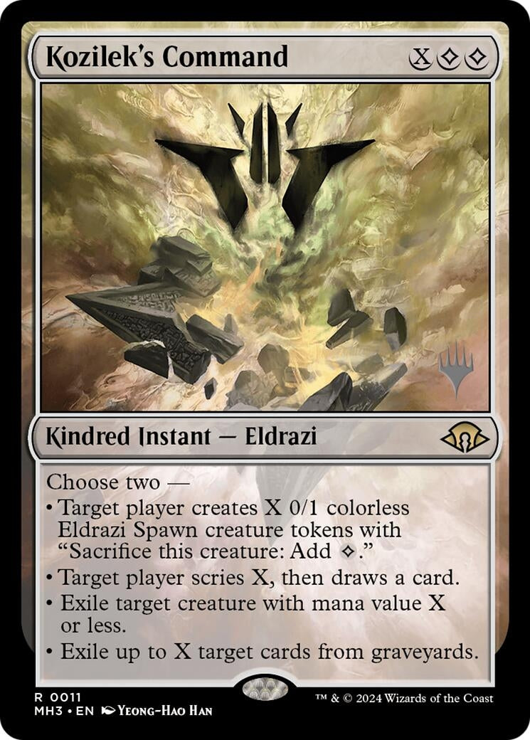Image for Kozilek's Command (11) (PPECL) - Magic: The Gathering