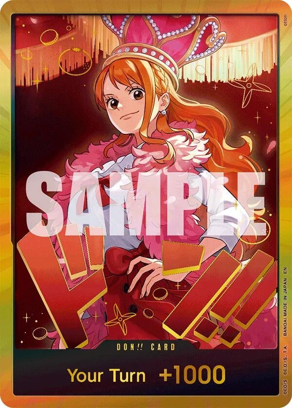 Image for DON!! Card (Nami) (Gold) (EB-03) - One Piece Card Game