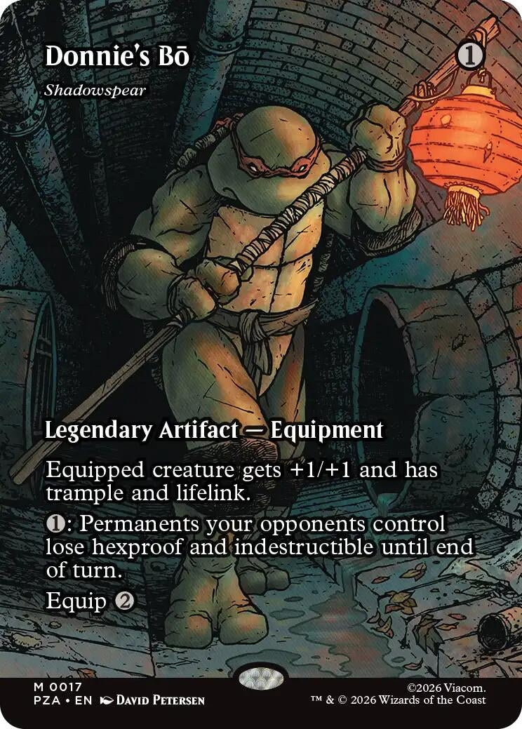 Image for Donnie's Bo - Shadowspear (Borderless) (17) (PZA) - Magic: The Gathering