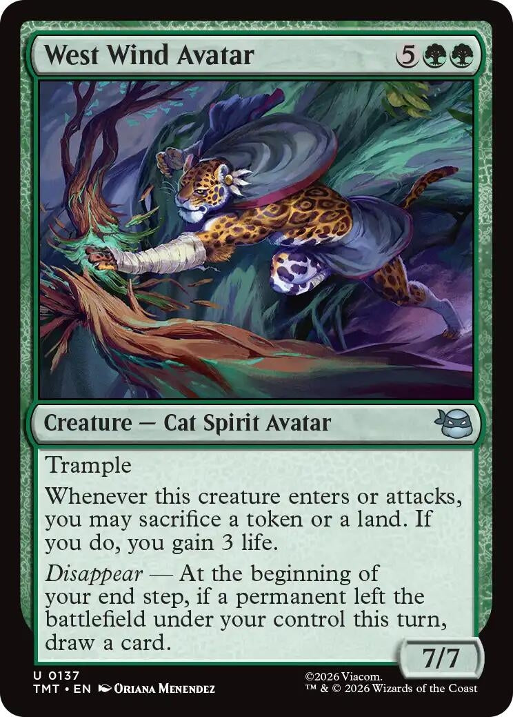 Image for West Wind Avatar (137) (TMT) - Magic: The Gathering