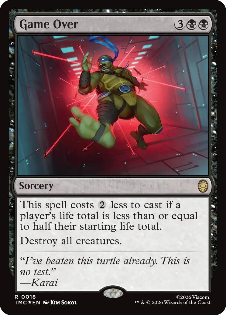Image for Game Over (Surge Foil) (18) (TMC) - Magic: The Gathering