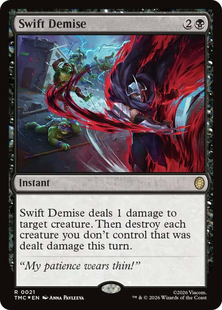 Image for Swift Demise (Surge Foil) (21) (TMC) - Magic: The Gathering