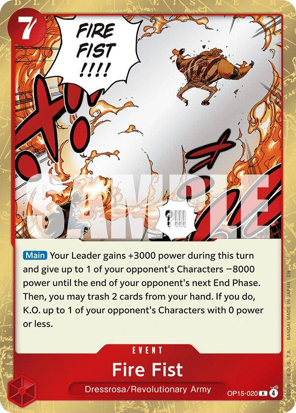 Image for Fire Fist (OP15-020) (OP15-EB04) - One Piece Card Game