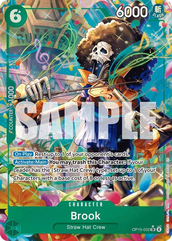 Image for Brook (OP15-032) (Alternate Art) (OP15-032) (OP15-EB04) - One Piece Card Game
