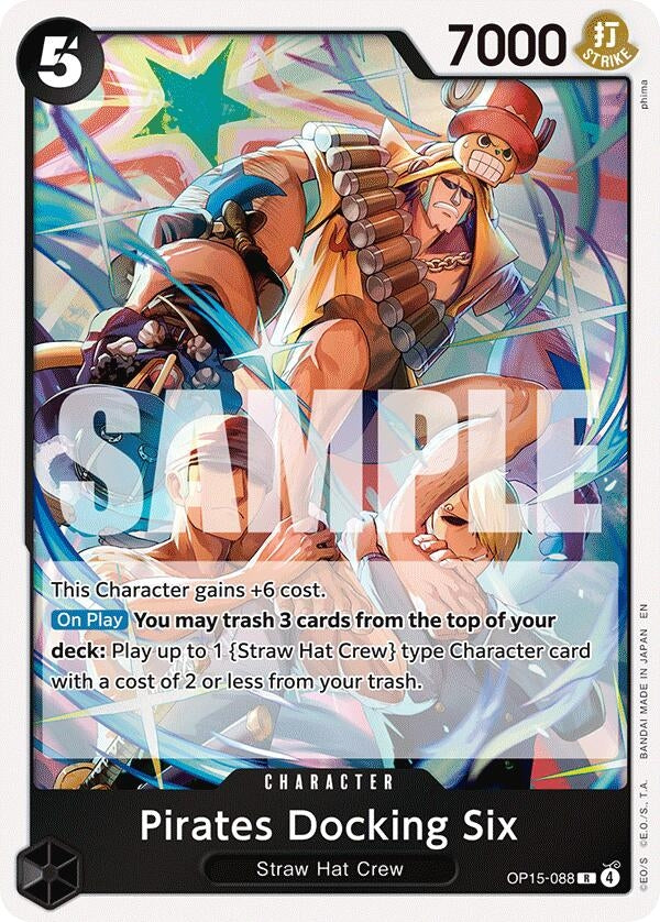 Image for Pirates Docking Six (OP15-088) (OP15-EB04) - One Piece Card Game