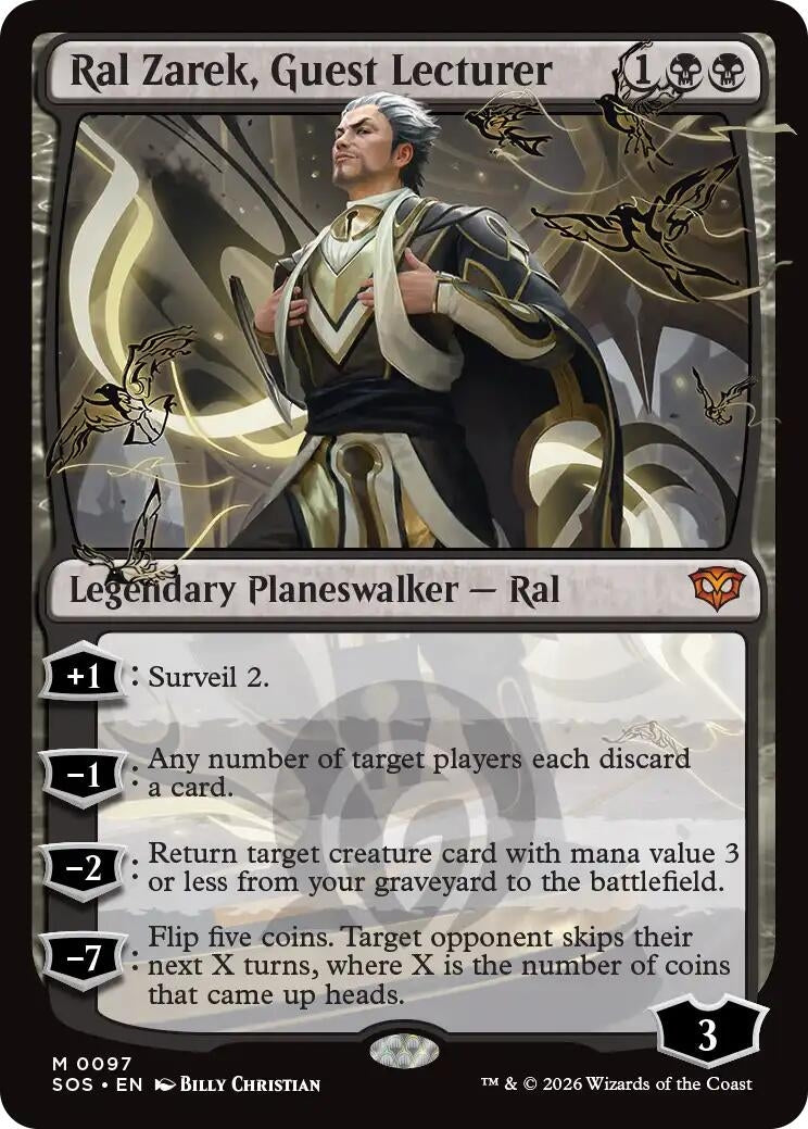 Image for Ral Zarek, Guest Lecturer (97) (SOS) - Magic: The Gathering