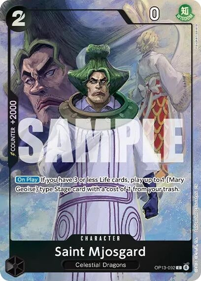 Image for Saint Mjosgard (Premium Card Collection -Best Selection Vol. 6-) (OP13-092) (OP-PR) - One Piece Card Game