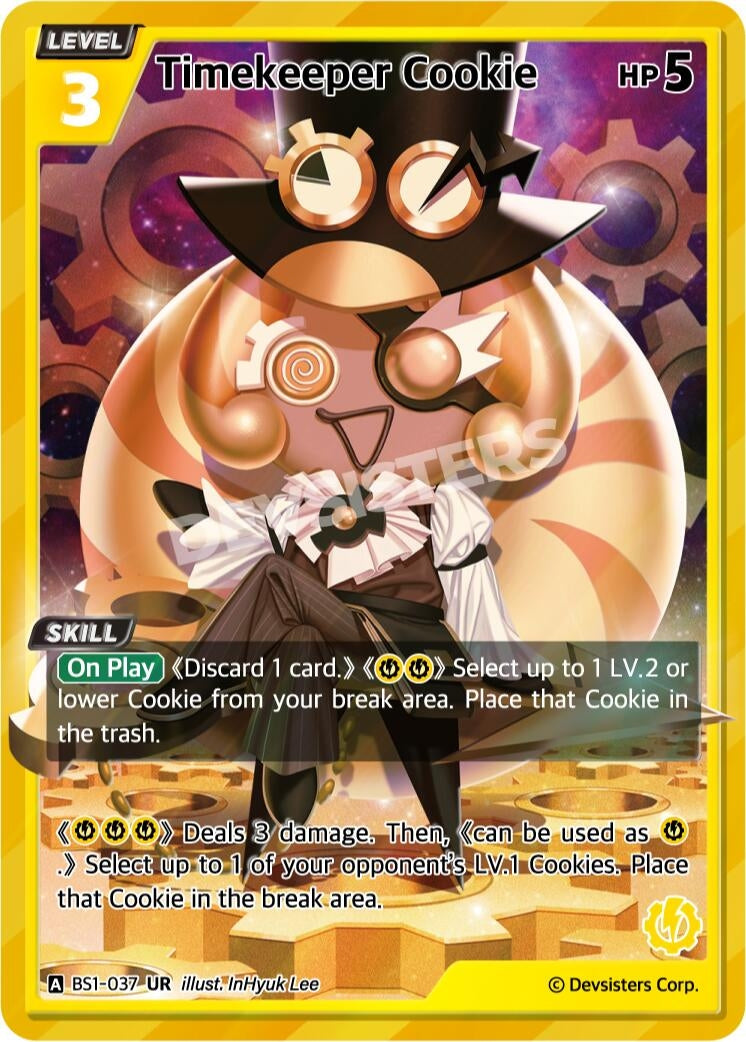 Image for Timekeeper Cookie (BS1-037) (BS1-BS2) - CookieRun: Braverse TCG