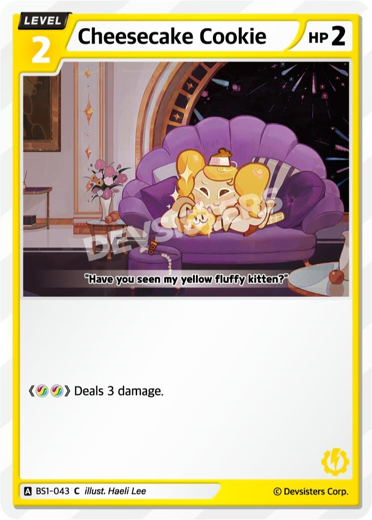 Image for Cheesecake Cookie (043) (BS1-043) (BS1-BS2) - CookieRun: Braverse TCG