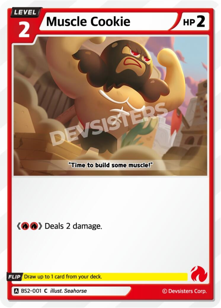 Image for Muscle Cookie (BS2-001) (BS1-BS2) - CookieRun: Braverse TCG