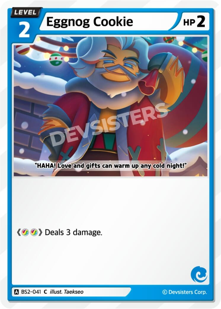 Image for Eggnog Cookie (BS2-041) (BS1-BS2) - CookieRun: Braverse TCG