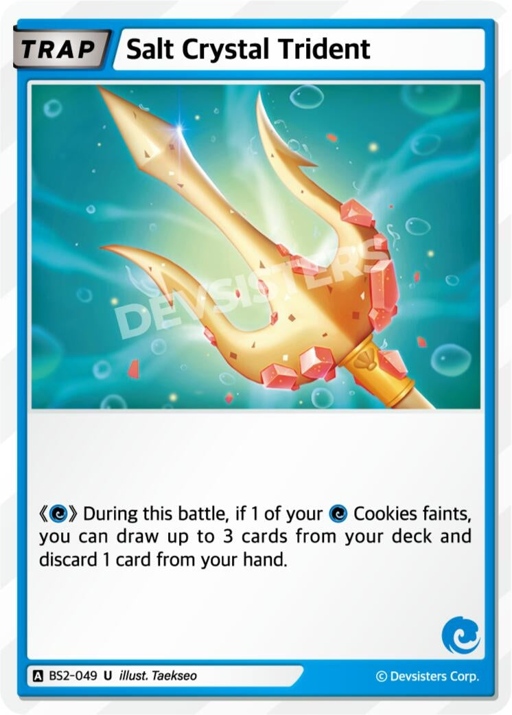 Image for Salt Crystal Trident (BS2-049) (BS1-BS2) - CookieRun: Braverse TCG