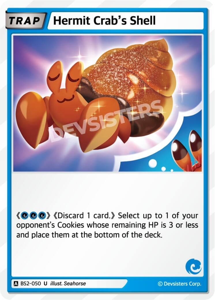 Image for Hermit Crab's Shell (BS2-050) (BS1-BS2) - CookieRun: Braverse TCG