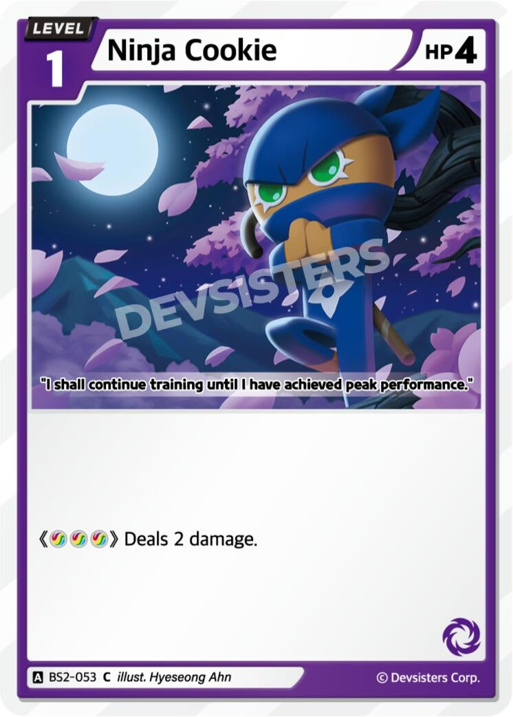 Image for Ninja Cookie (BS2-053) (BS1-BS2) - CookieRun: Braverse TCG