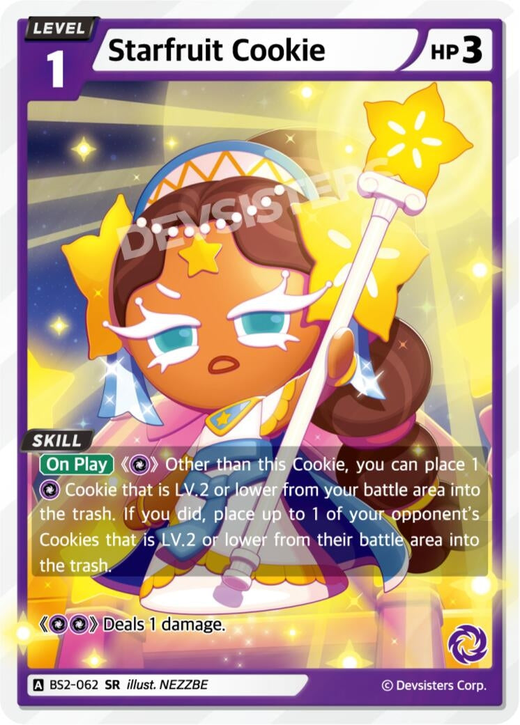 Image for Starfruit Cookie (BS2-062) (BS1-BS2) - CookieRun: Braverse TCG
