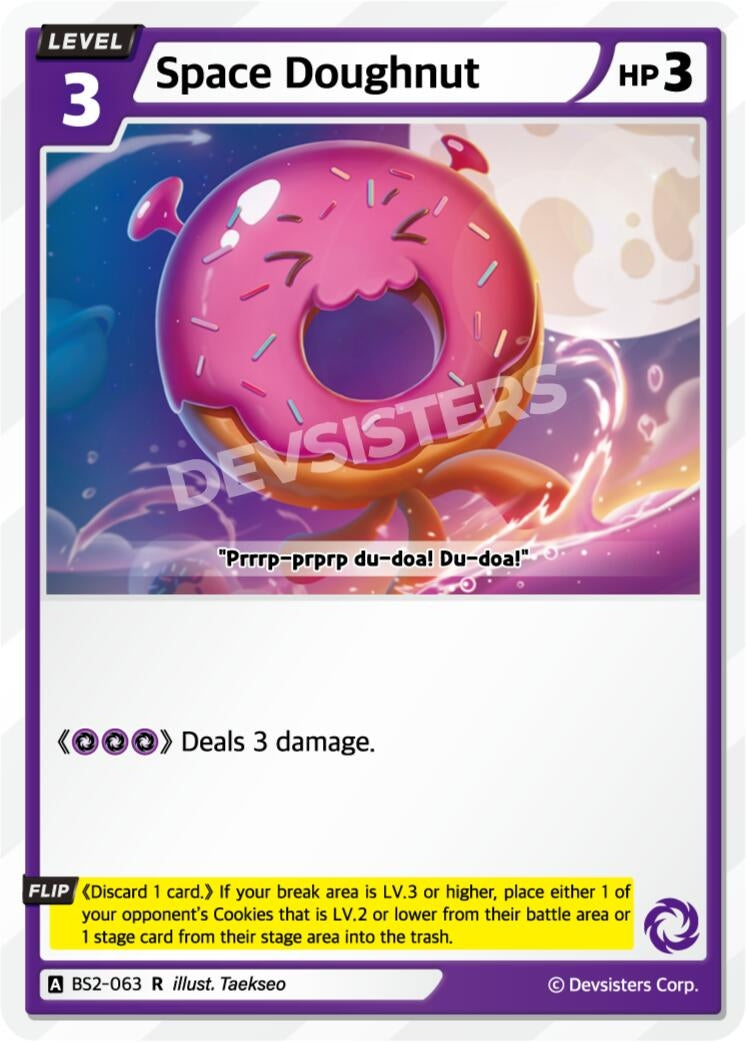 Image for Space Doughnut (BS2-063) (BS1-BS2) - CookieRun: Braverse TCG