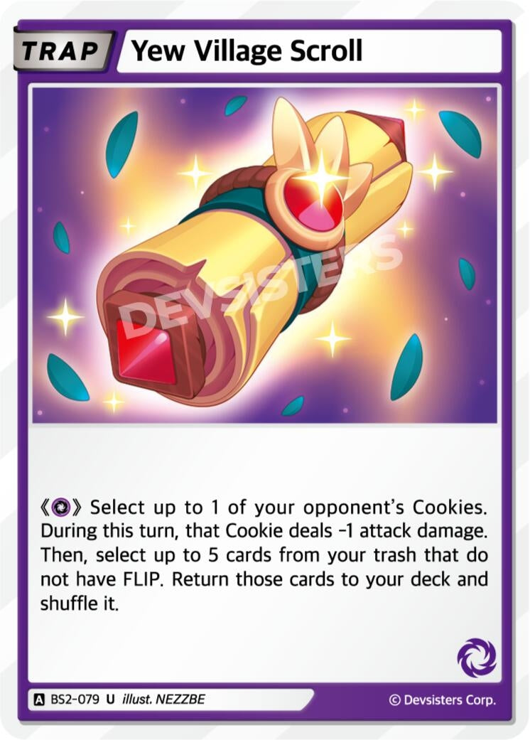 Image for Yew Village Scroll (BS2-079) (BS1-BS2) - CookieRun: Braverse TCG