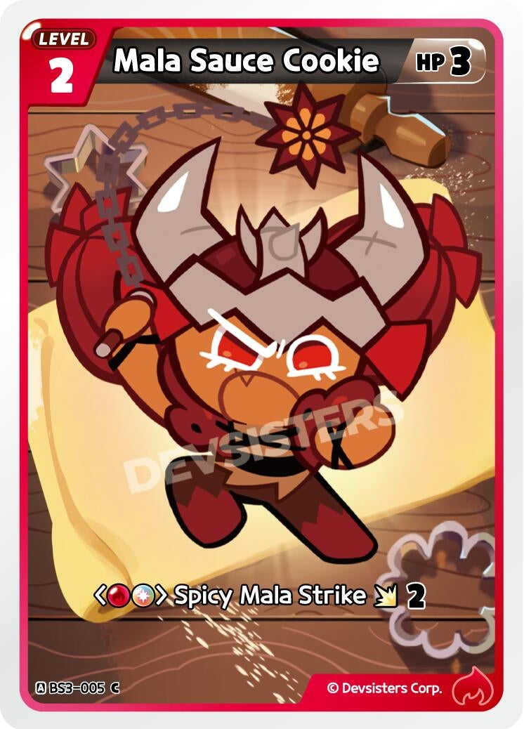 Image for Mala Sauce Cookie (005) (BS3-005) (BS3-BS4) - CookieRun: Braverse TCG