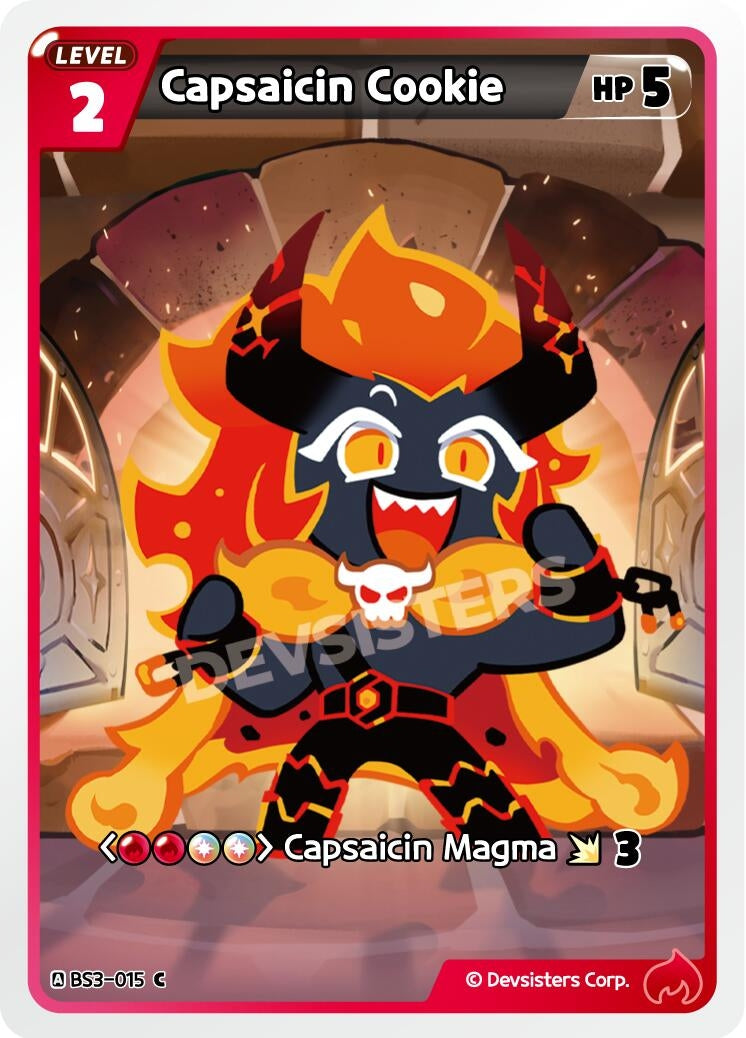 Image for Capsaicin Cookie (015) (BS3-015) (BS3-BS4) - CookieRun: Braverse TCG