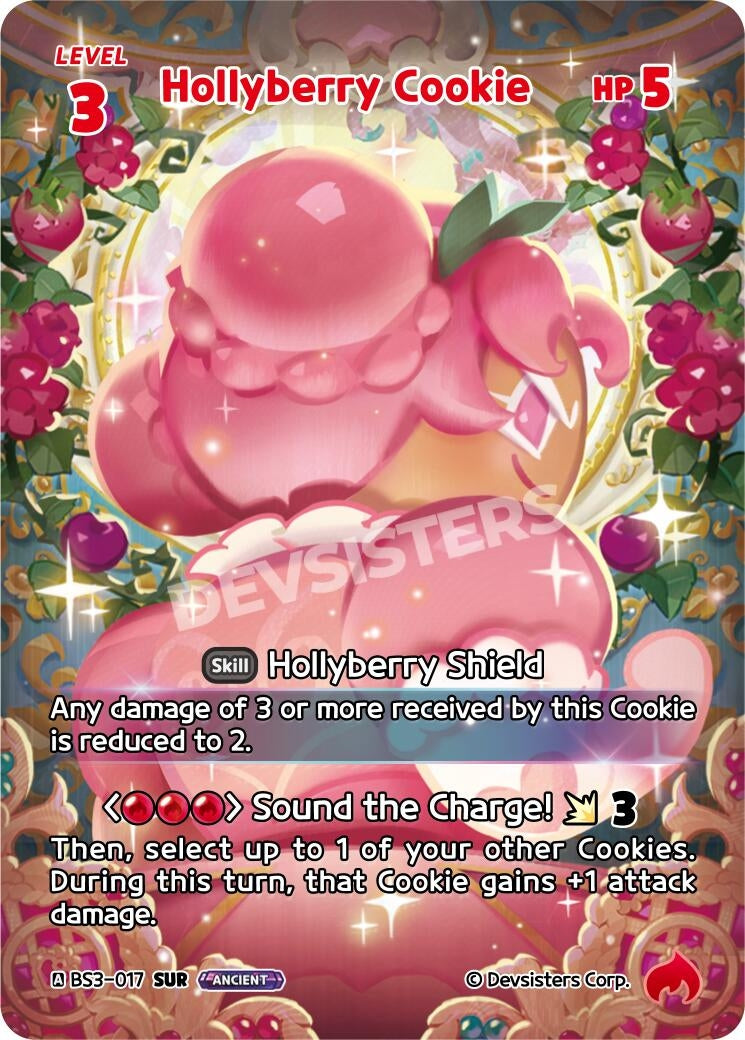 Image for Hollyberry Cookie (SUR) (BS3-017) (BS3-BS4) - CookieRun: Braverse TCG