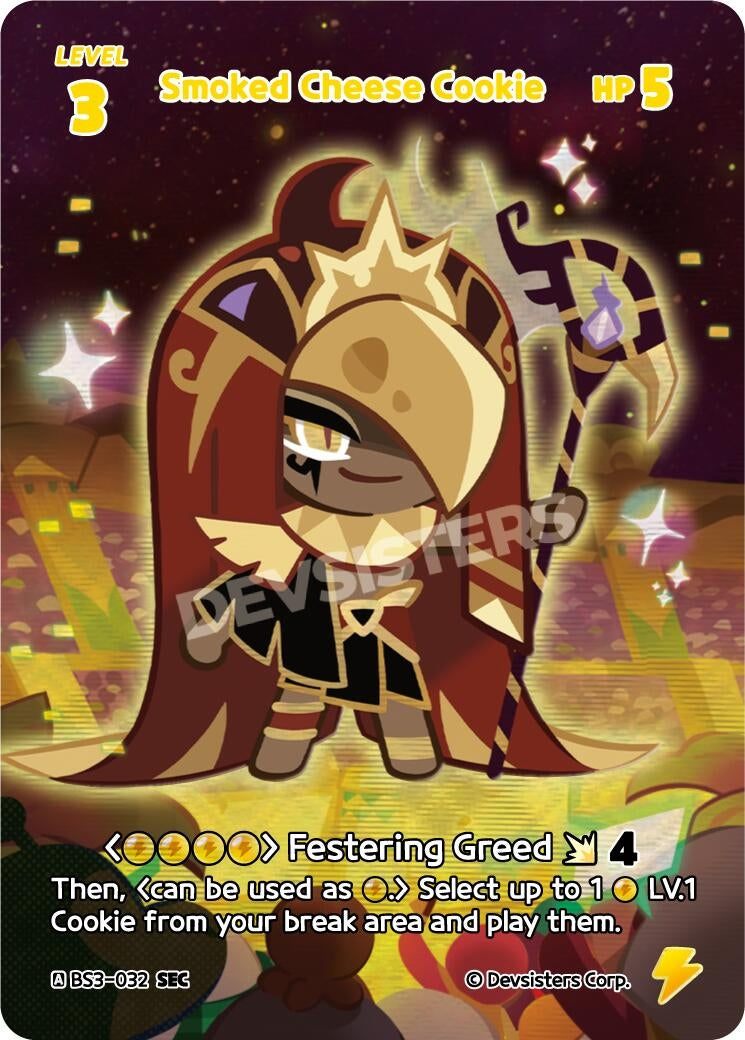 Image for Smoked Cheese Cookie (SEC) (BS3-032) (BS3-BS4) - CookieRun: Braverse TCG