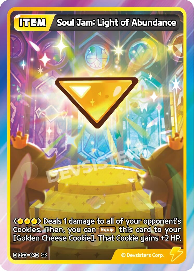Image for Soul Jam: Light of Abundance (BS3-043) (BS3-BS4) - CookieRun: Braverse TCG