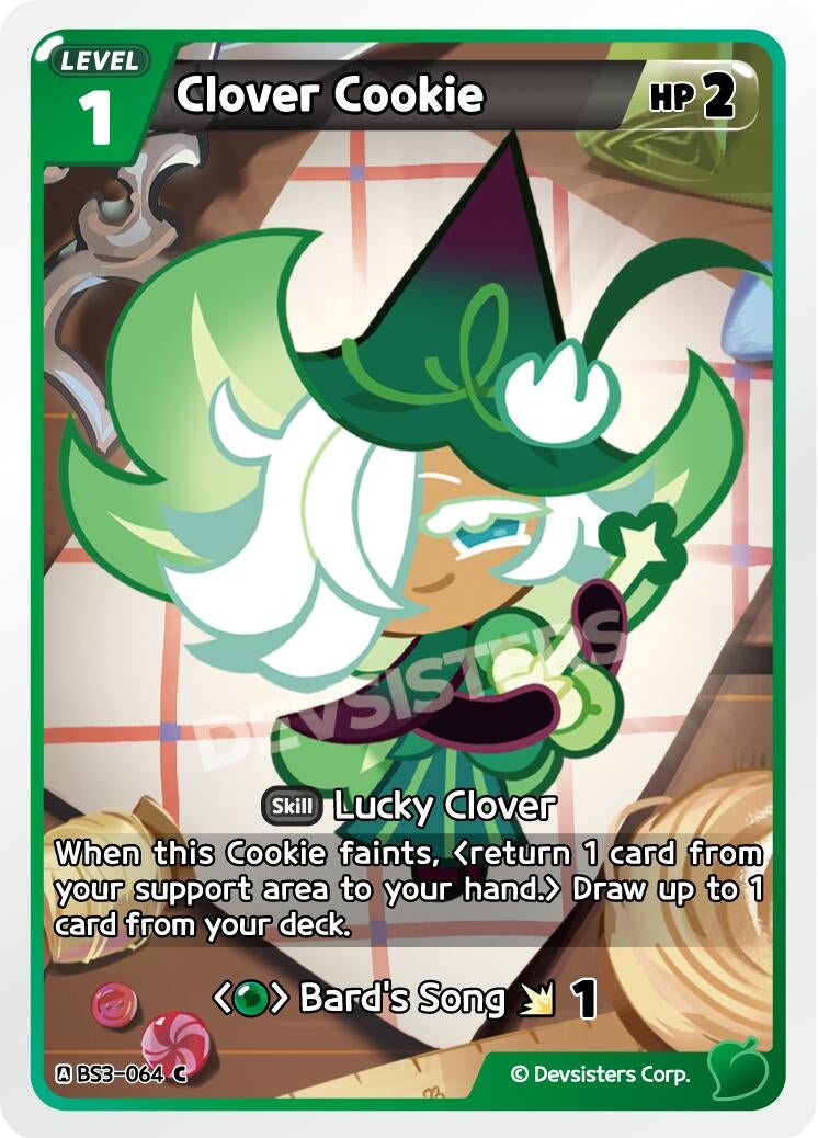Image for Clover Cookie (BS3-064) (BS3-BS4) - CookieRun: Braverse TCG