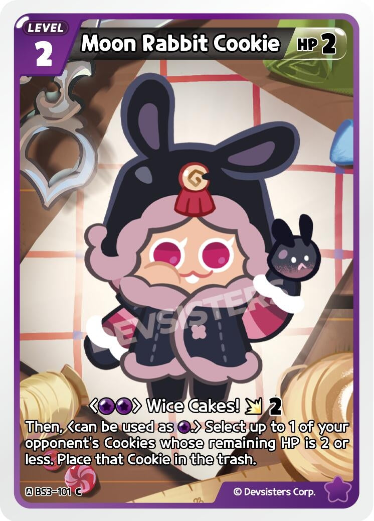 Image for Moon Rabbit Cookie (101) (BS3-101) (BS3-BS4) - CookieRun: Braverse TCG