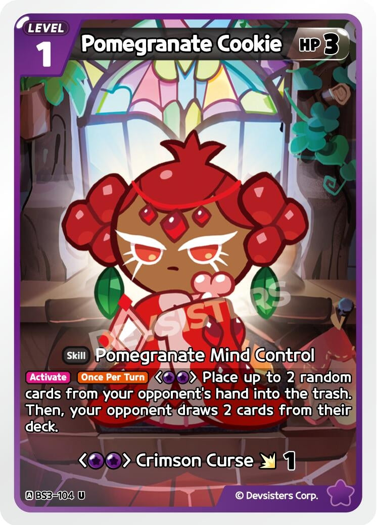 Image for Pomegranate Cookie (BS3-104) (BS3-BS4) - CookieRun: Braverse TCG