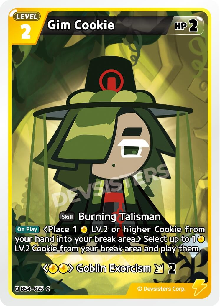 Image for Gim Cookie (BS4-025) (BS3-BS4) - CookieRun: Braverse TCG